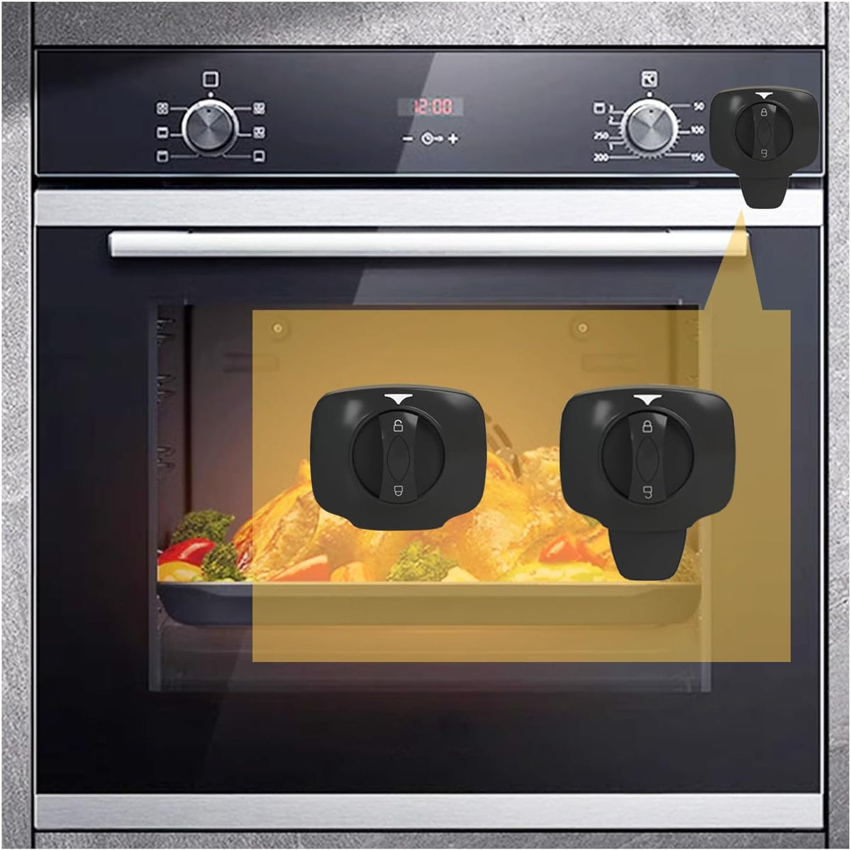 Baby Proof Oven Lock for Toddlers