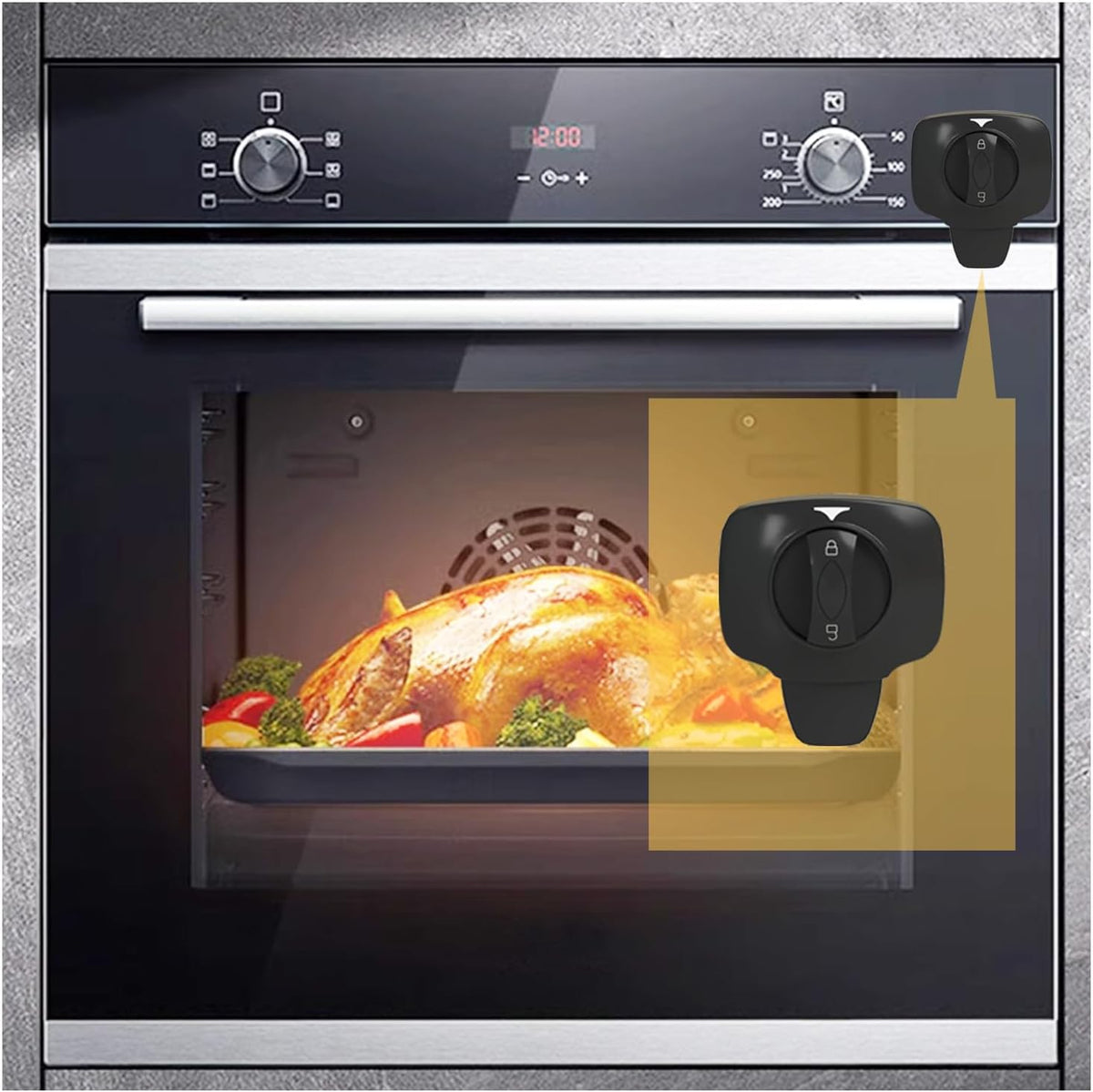 Baby Proof Oven Lock for Toddlers