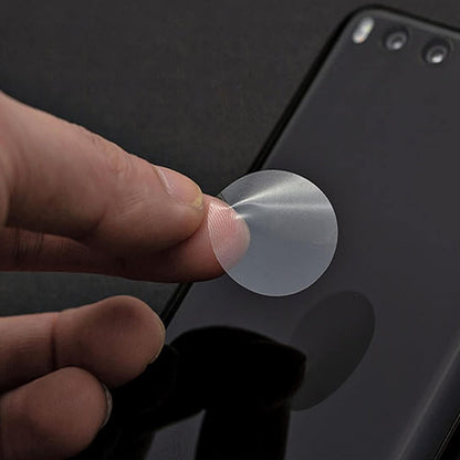 1" Clear Circle Stickers (1000 Pcs), Transparent Self-Adhesive Seals for Envelope, Cosmetic Box, Gift Bag, Mail, PVC Material, Round Wafer Package Seals