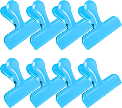 8 Pack Chip Clips, Black Bag Clips for Home Pantry Use