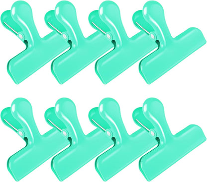 8 Pack Chip Clips, Black Bag Clips for Home Pantry Use