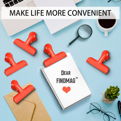 8 Pack Chip Clips, Black Bag Clips for Home Pantry Use