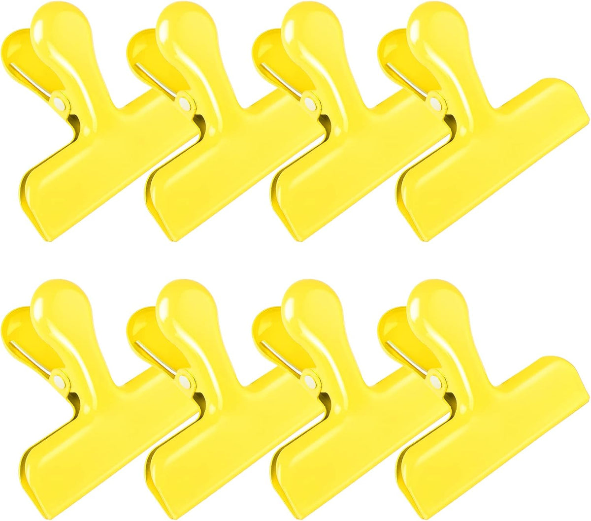 8 Pack Chip Clips, Black Bag Clips for Home Pantry Use