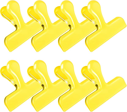 8 Pack Chip Clips, Black Bag Clips for Home Pantry Use