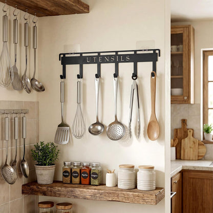 Kitchen Utensil Hanger Wall Mount Kitchen Utensil Holder