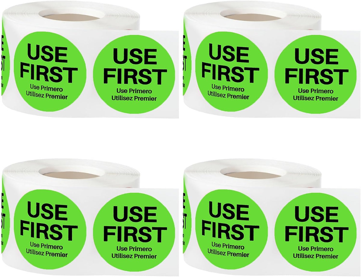 Use First Stickers 1.5",Light Green