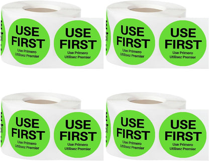 Use First Stickers 1.5",Light Green