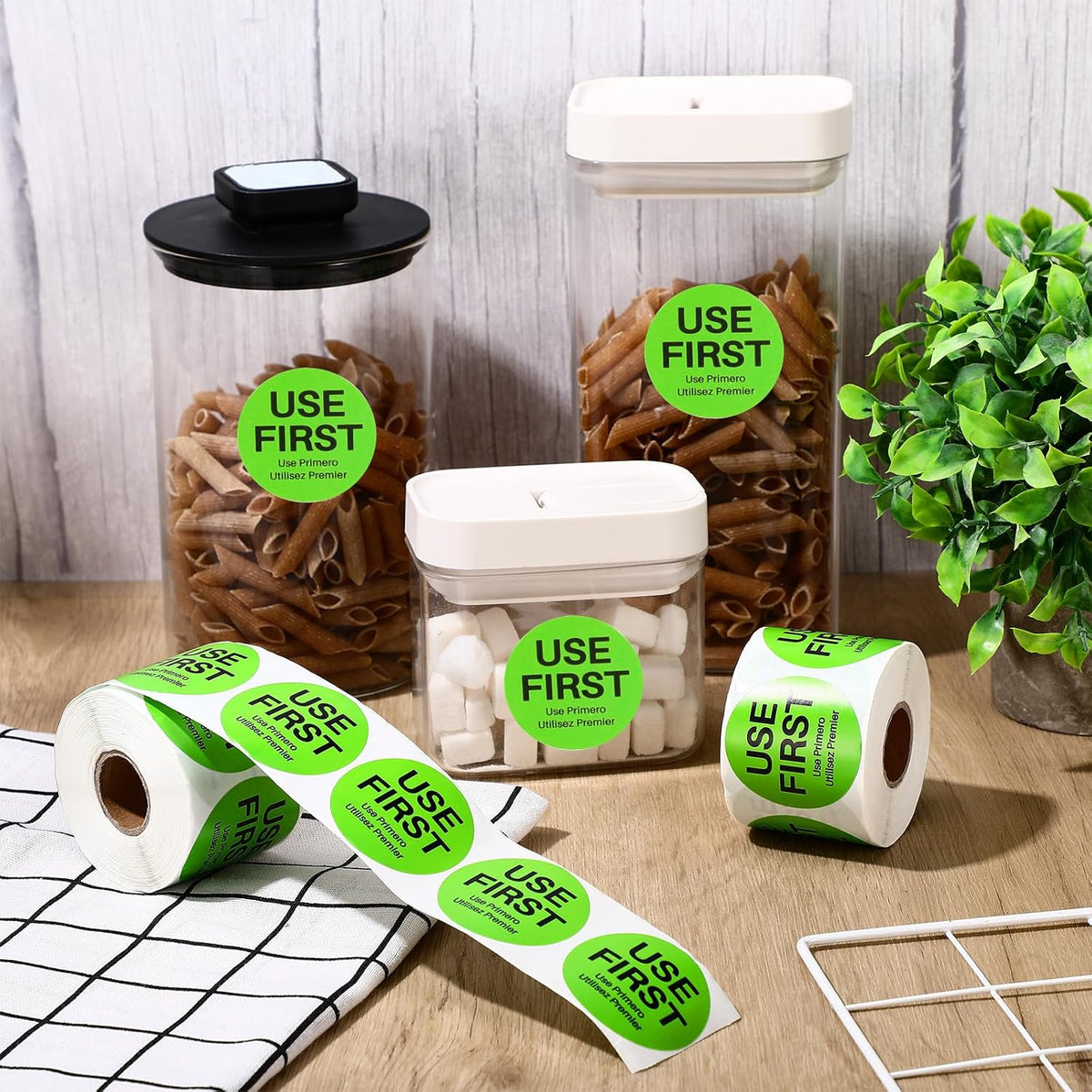Use First Stickers 1.5",Light Green