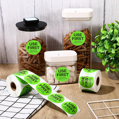 Use First Stickers 1.5",Light Green