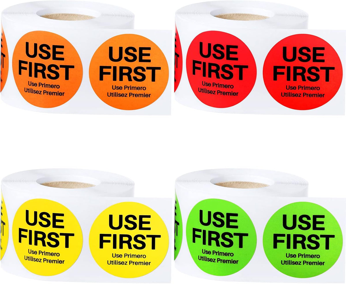 Use First Stickers 1.5",Light Green