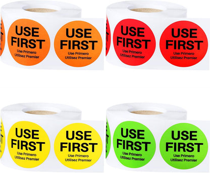Use First Stickers 1.5",Light Green