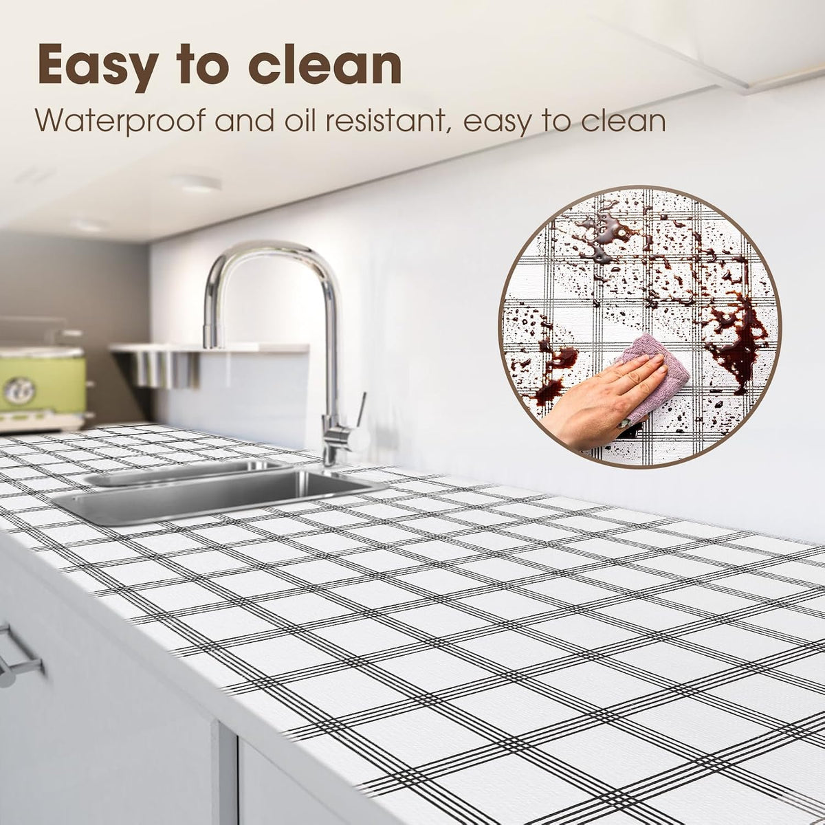 Drawer and Shelf Liner for Kitchen Cabinets, White, 12IN X 10FT