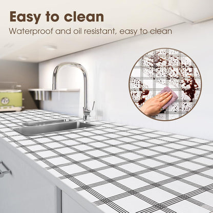 Drawer and Shelf Liner for Kitchen Cabinets, White, 12IN X 10FT