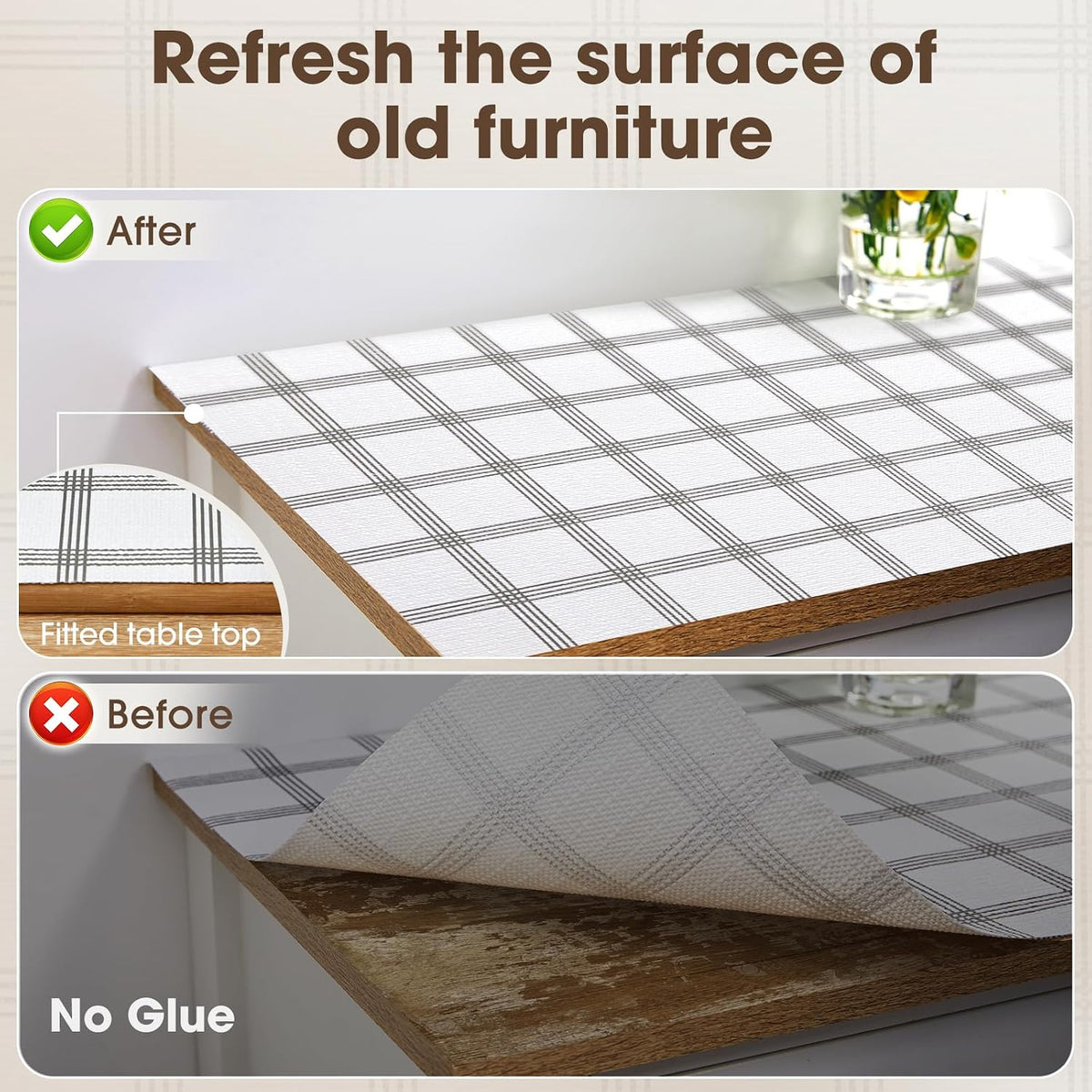 Drawer and Shelf Liner for Kitchen Cabinets, White, 12IN X 10FT