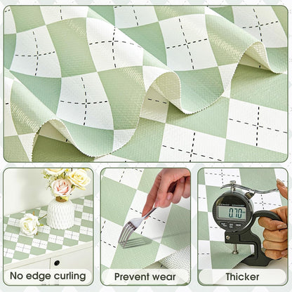 Drawer and Shelf Liner for Kitchen Cabinets, White, 12IN X 10FT