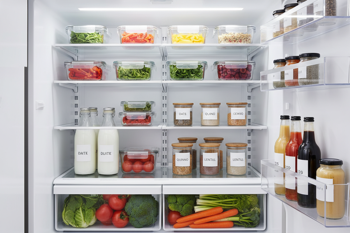 Organized Fridge Interior