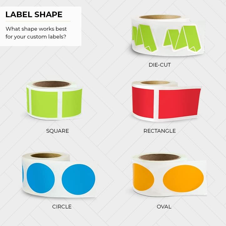 Custom Your Own Clear Stickers Personalized Transparent Logo Sticker – Customized Waterproof Labels with Any Text Name + Photo– Fade Resistant,Tear-Resistant– Roll Packed