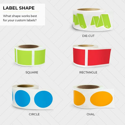 Custom Your Own Clear Stickers Personalized Transparent Logo Sticker – Customized Waterproof Labels with Any Text Name + Photo– Fade Resistant,Tear-Resistant– Roll Packed