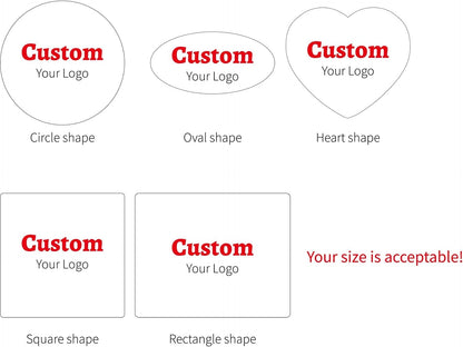Custom Your Own Clear Stickers Personalized Transparent Logo Sticker – Customized Waterproof Labels with Any Text Name + Photo– Fade Resistant,Tear-Resistant– Roll Packed