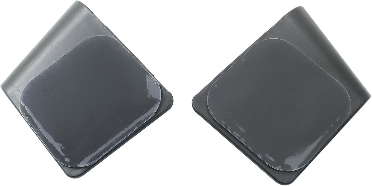 6 Pairs Pot Lid Organizer for Cabinet Door, Black | Adjustable, Wall Mount, Pan Lid Holders, For Kitchen