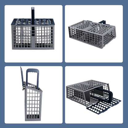 Dishwasher Cutlery Basket (9 x 3 x 10.3 inches) Fit For samsung DD82-01112A / ‎DD94-01013A / DD97-00250A Silverware Utensil Basket - Competible With Samsung, whirlpo-l, Bosch etc. Parts DD82-01384A