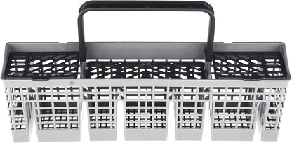 Dishwasher Cutlery Basket (9 x 3 x 10.3 inches) Fit For samsung DD82-01112A / ‎DD94-01013A / DD97-00250A Silverware Utensil Basket - Competible With Samsung, whirlpo-l, Bosch etc. Parts DD82-01384A