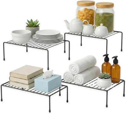 2-Pack Wire Shelves, Cabinet Shelf Risers & Freezer Organizers