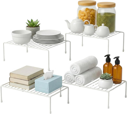 2-Pack Wire Shelves, Cabinet Shelf Risers & Freezer Organizers