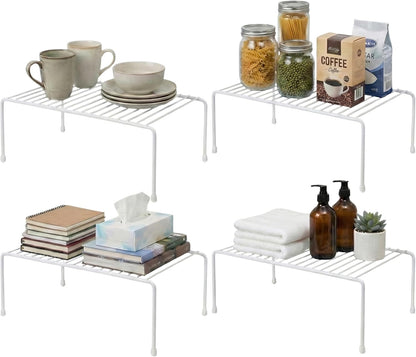 2-Pack Wire Shelves, Cabinet Shelf Risers & Freezer Organizers