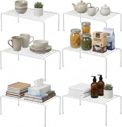 2-Pack Wire Shelves, Cabinet Shelf Risers & Freezer Organizers