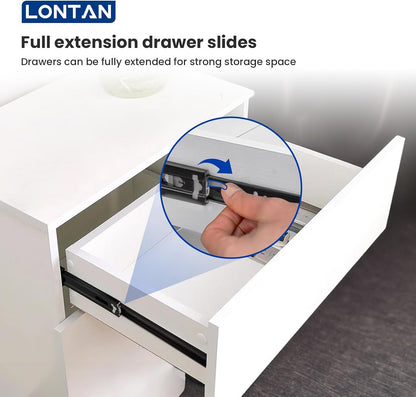 Full Extension Ball Bearing Drawer Slides 8 10 12 14 16 18 20 22 24 Inch Heavy Duty Side Mount File Cabinet Rails Dresser Runner Kitchen Cabinet Drawer Glides 100 LB Capacity (12 inch,1 Pair)
