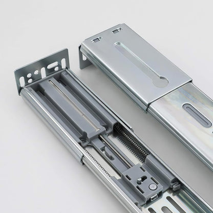 Full Extension Ball Bearing Drawer Slides 8 10 12 14 16 18 20 22 24 Inch Heavy Duty Side Mount File Cabinet Rails Dresser Runner Kitchen Cabinet Drawer Glides 100 LB Capacity (12 inch,1 Pair)