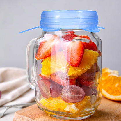 24 Pcs Silicone Stretch Food Covers, Reusable Can Lids