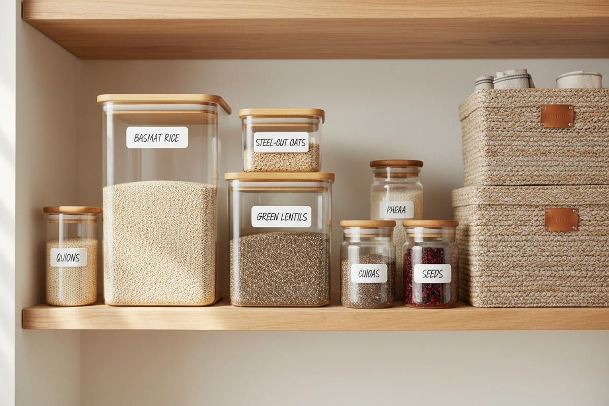 Pantry Shelf Close-up