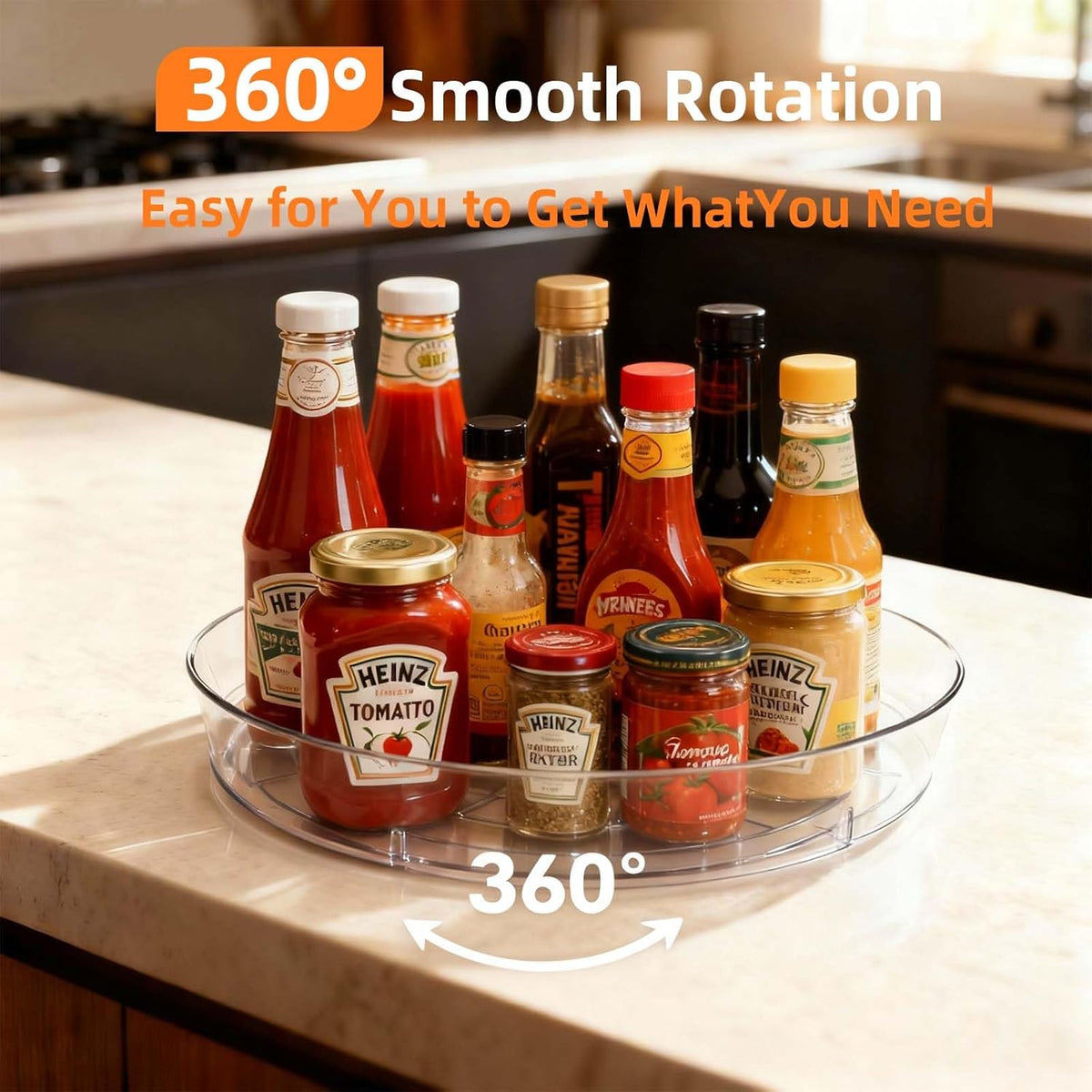 Lazy Susan 10 inch Turntable for Spice Organization
