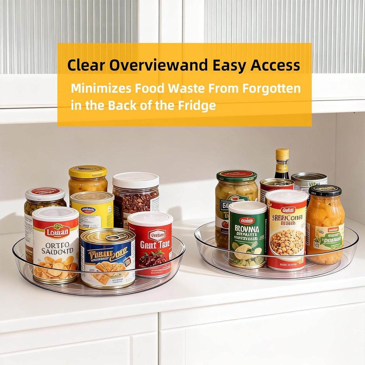 Lazy Susan 10 inch Turntable for Spice Organization