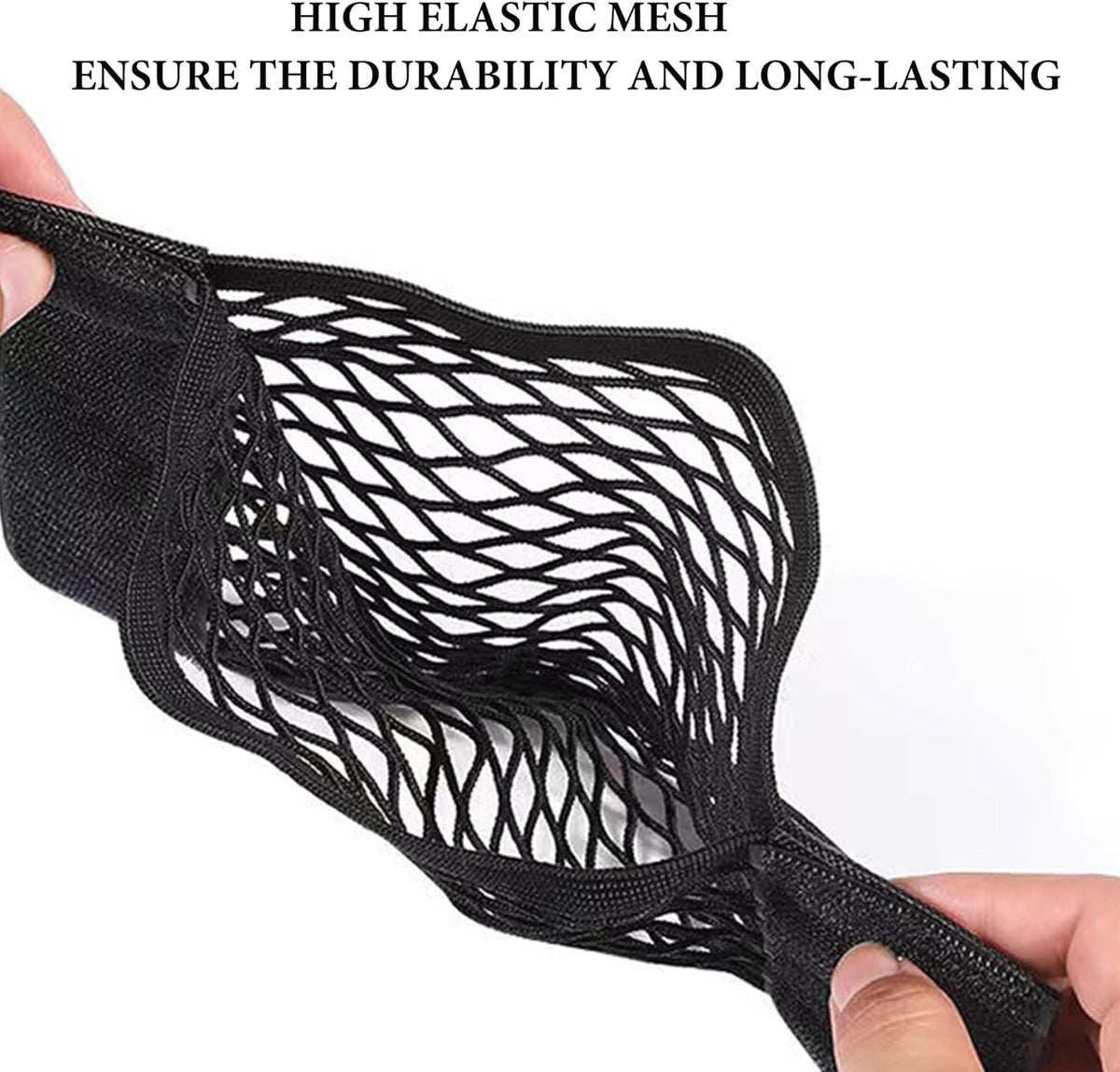 Plastic Bag Holder Mesh Storage Net Grocery Bag Holder Organizer Dispenser for Aluminum Foil, Trash Bag, Garbage Bag, Plastic Wrap, Shopping Bag Under Sink Cargo Organizers and Wall Mounted