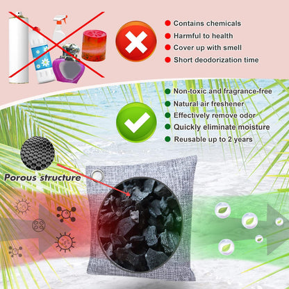 Activated Charcoal Odor Absorber Deodorizer Odor Eliminator for Strong Odor