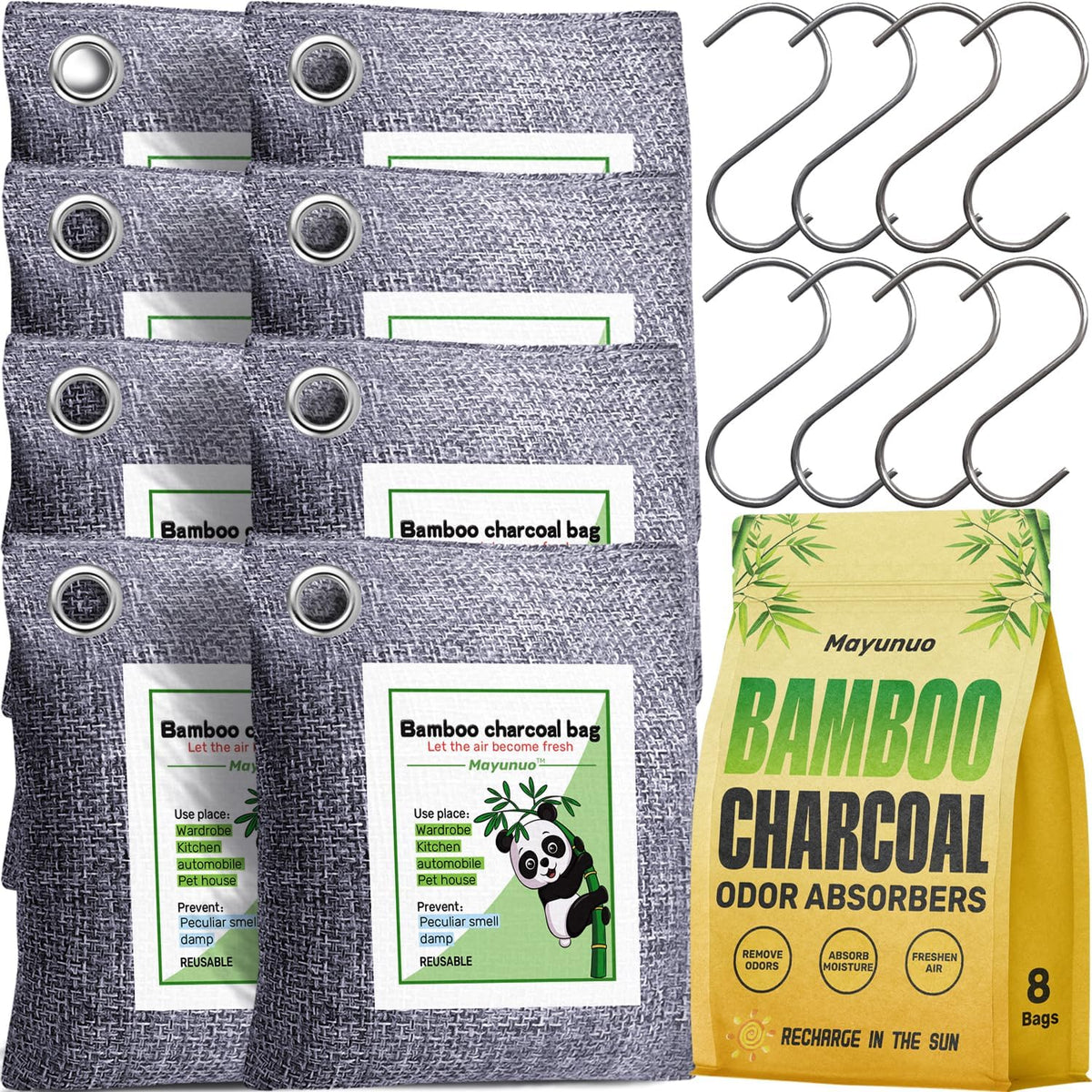 Activated Charcoal Odor Absorber Deodorizer Odor Eliminator for Strong Odor