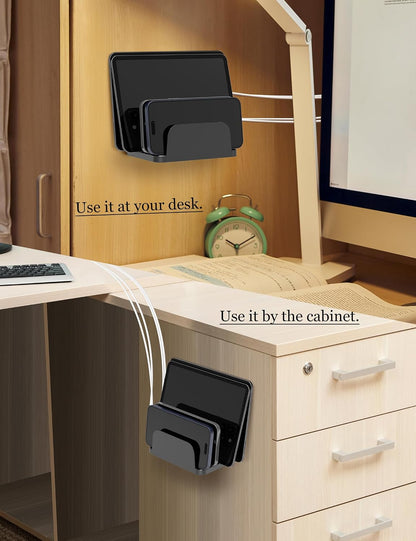 Wall Mount Phone Holder, Black