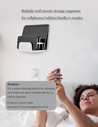 Wall Mount Phone Holder, Black