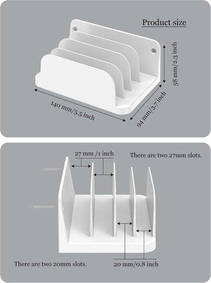Wall Mount Phone Holder, Black