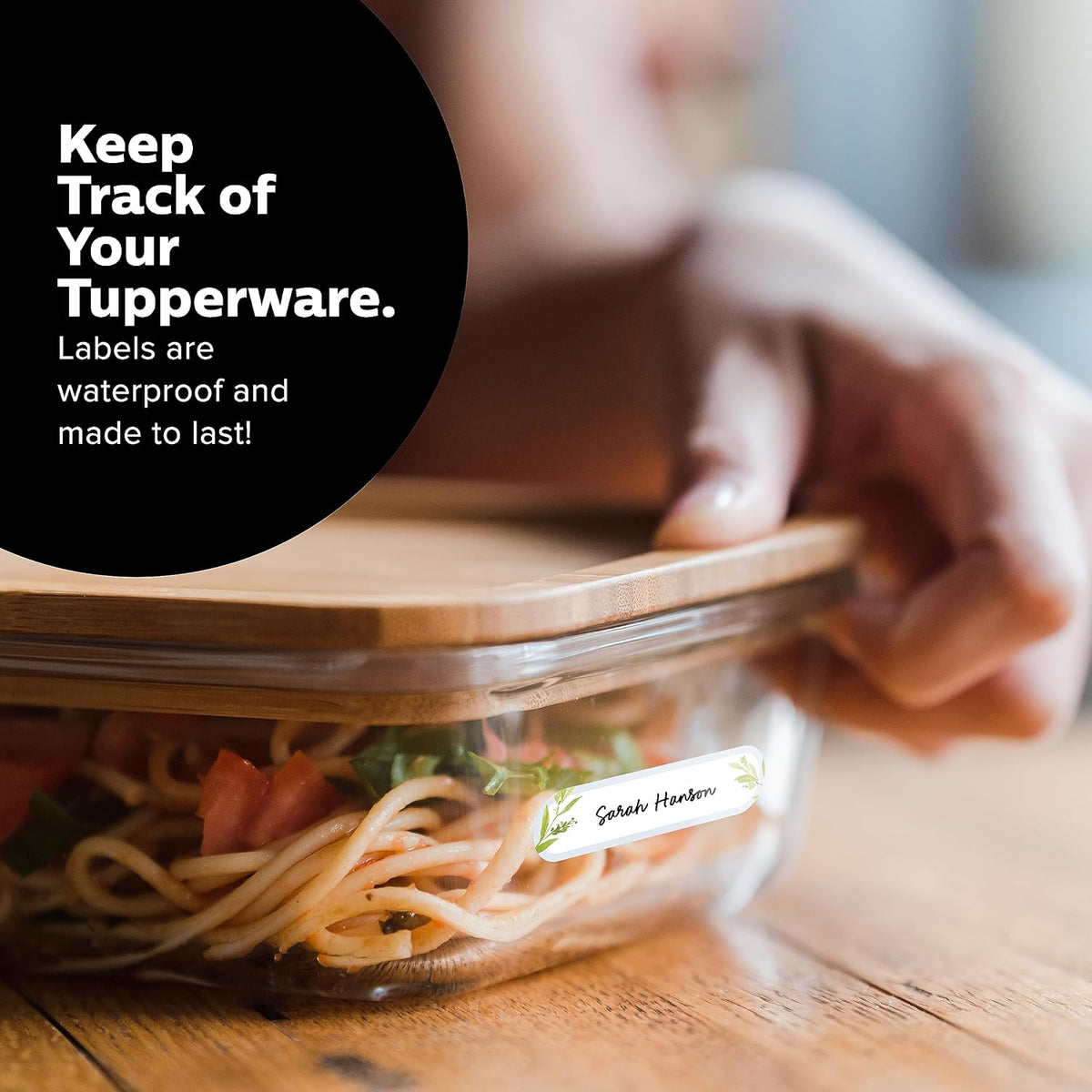 ThreeKin Waterproof Labels for Bottles and Containers - Custom Stickers - All-Purpose and Personalizable - Dishwasher, Freezer and Microwave Safe - BPA-Free - USA-Owned (Blank)
