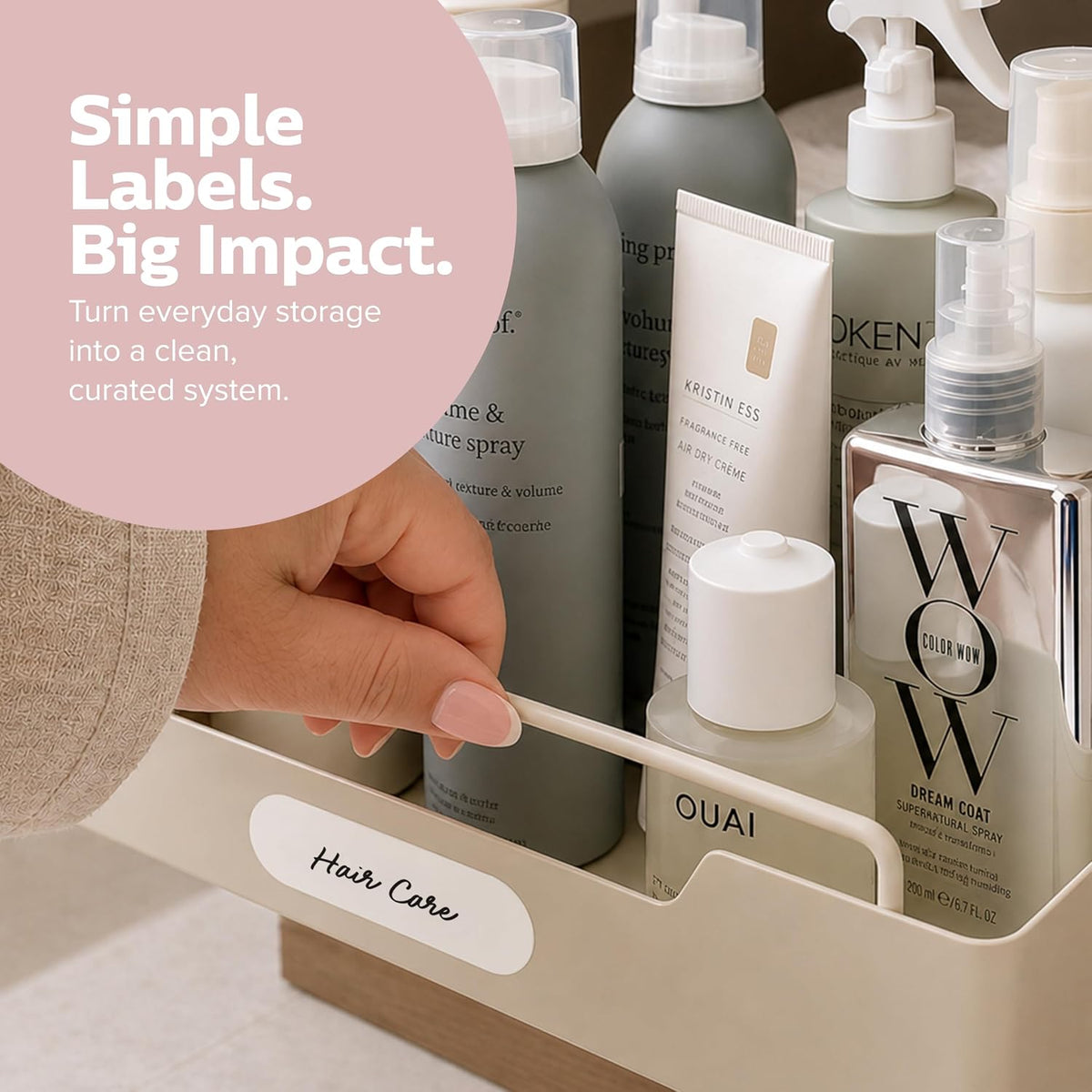 ThreeKin Waterproof Labels for Bottles and Containers - Custom Stickers - All-Purpose and Personalizable - Dishwasher, Freezer and Microwave Safe - BPA-Free - USA-Owned (Blank)