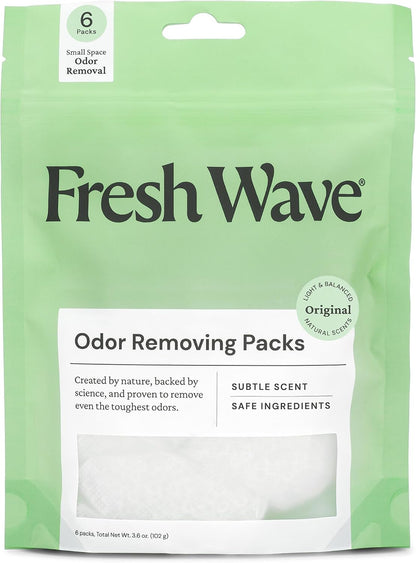 Odor Eliminator Packs, 6-Pk for Small Spaces & Closets, Original
