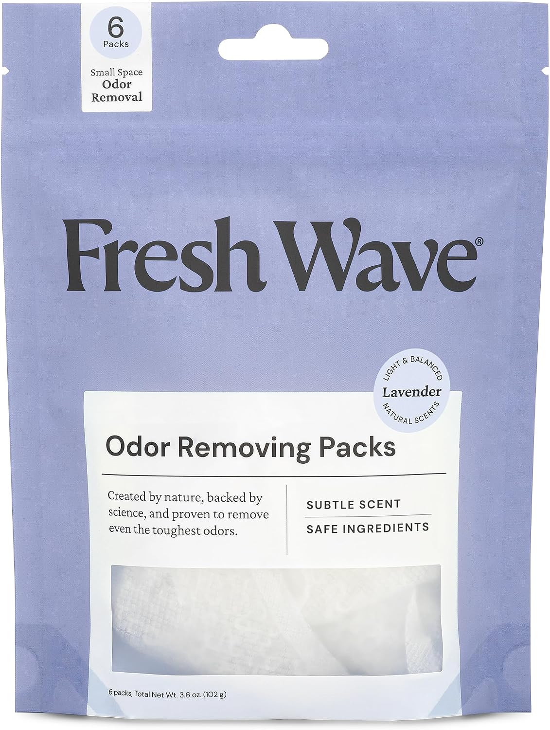 Odor Eliminator Packs, 6-Pk for Small Spaces & Closets, Original