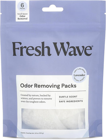 Odor Eliminator Packs, 6-Pk for Small Spaces & Closets, Original