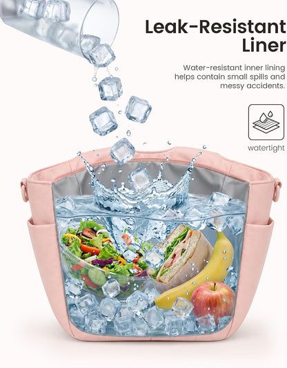 Cute Lunch Bag for Women, Insulated Lunch Box for Work