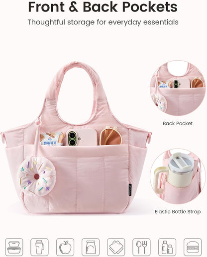 Cute Lunch Bag for Women, Insulated Lunch Box for Work