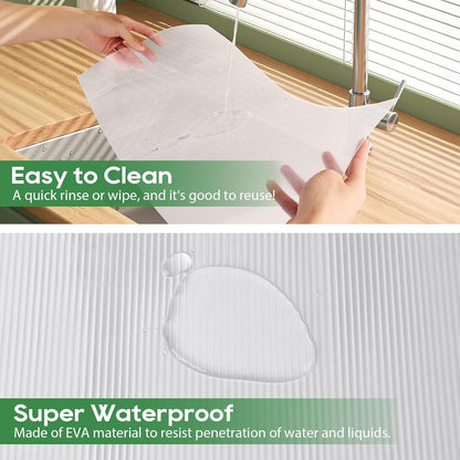 Shelf Liner Cabinet Liner Non-Slip Drawer Liner 12 in x 20 FT(240 in)
